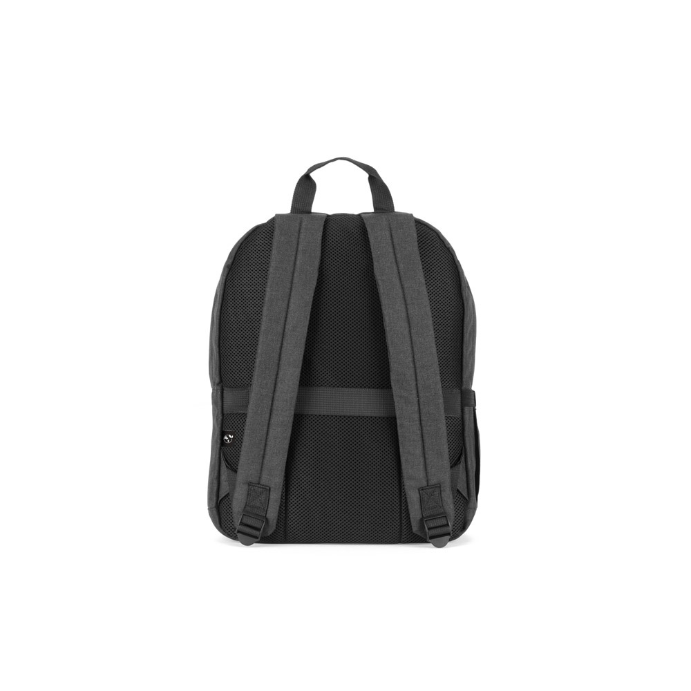 GIJON. Sac à dos pour ordinateur portable en polyester haute densité recyclé 600D et doublure en polyester recyclé 210D