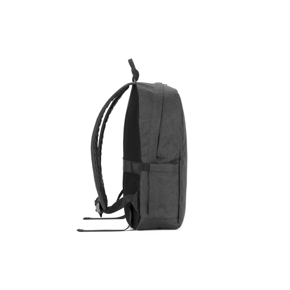 GIJON. Sac à dos pour ordinateur portable en polyester haute densité recyclé 600D et doublure en polyester recyclé 210D