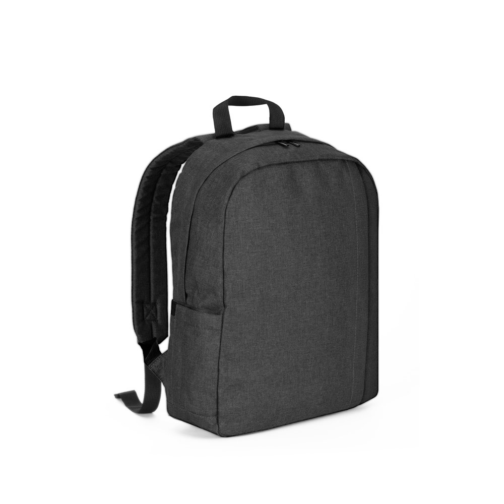 GIJON. Sac à dos pour ordinateur portable en polyester haute densité recyclé 600D et doublure en polyester recyclé 210D