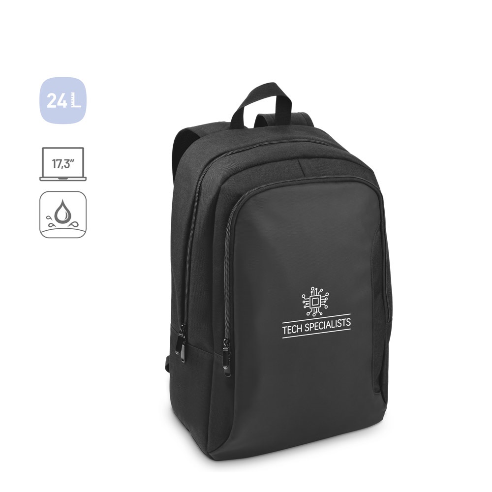 DRAMMEN. Batoh na notebook z recyklovaného polyesteru 600D s vysokou hustotou