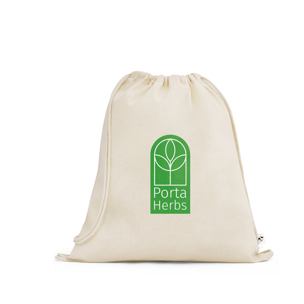 BELIZE. Taška na batoh zo 100 % organickej bavlny (140 g/m²)