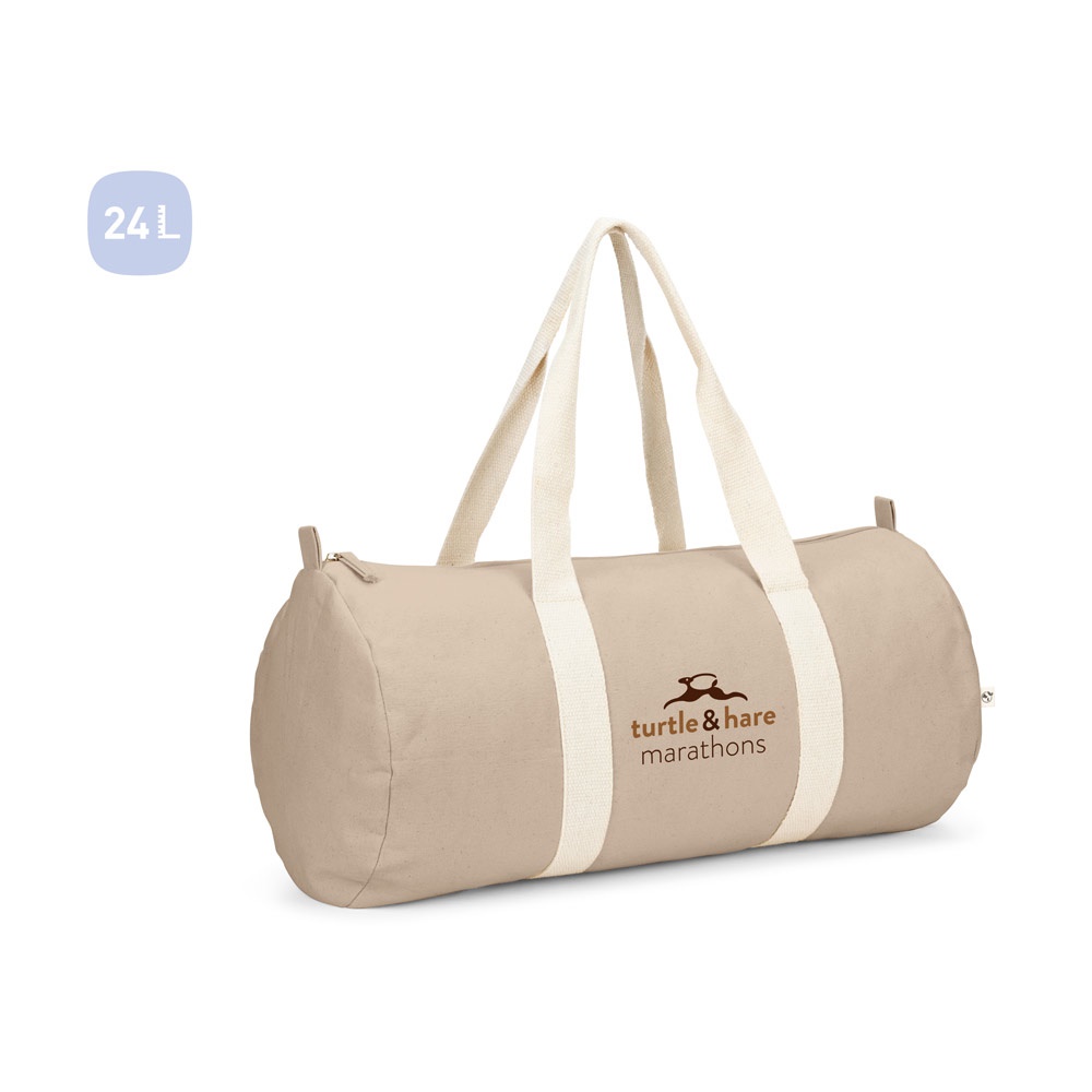 SAINT SPORT. Športová taška z recyklovanej bavlny a recyklovaného polyesteru (380 g/m²)