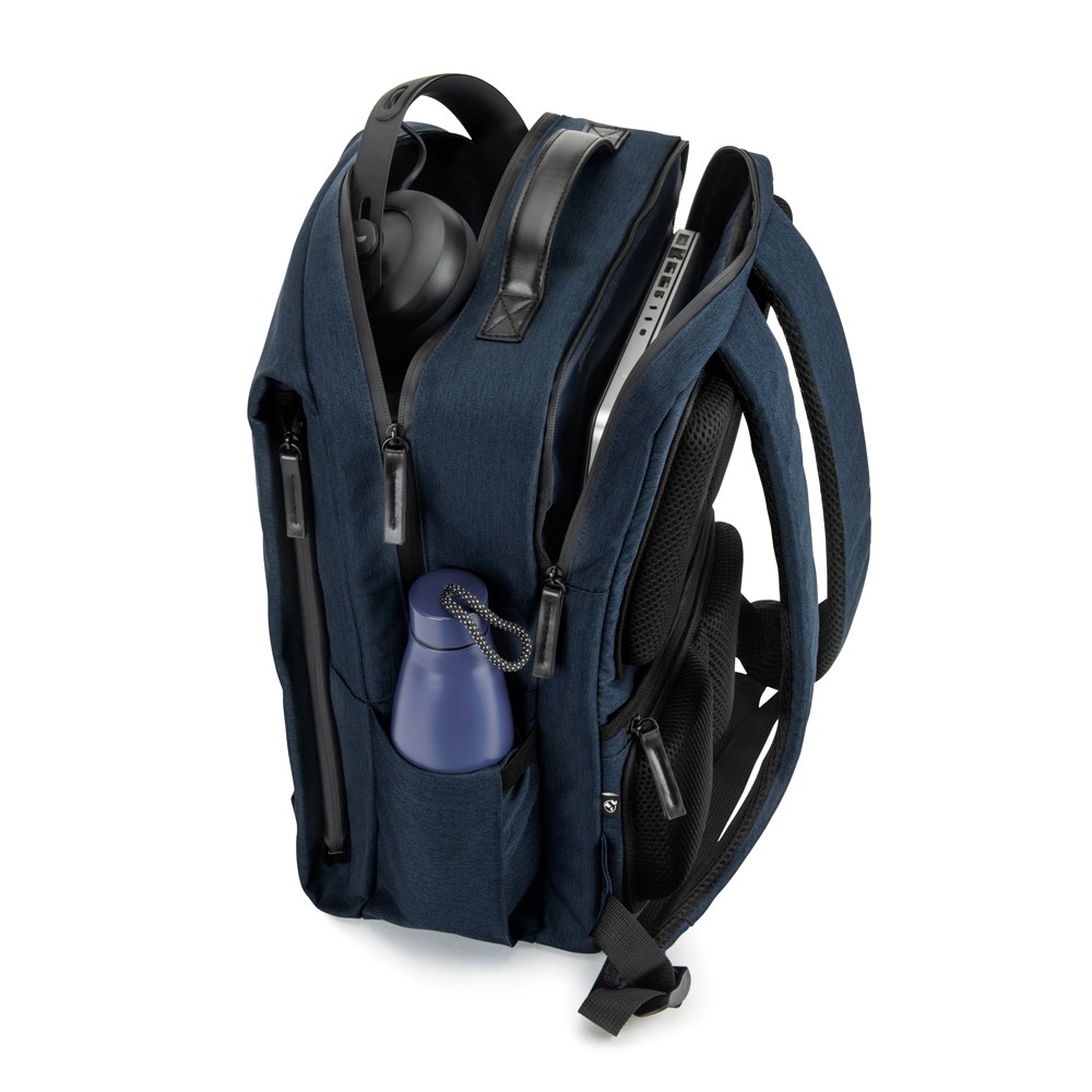 GLASGOW. Sac à dos pour ordinateur portable (17 pouces) en polyester recyclé 600D haute densité (20 L)