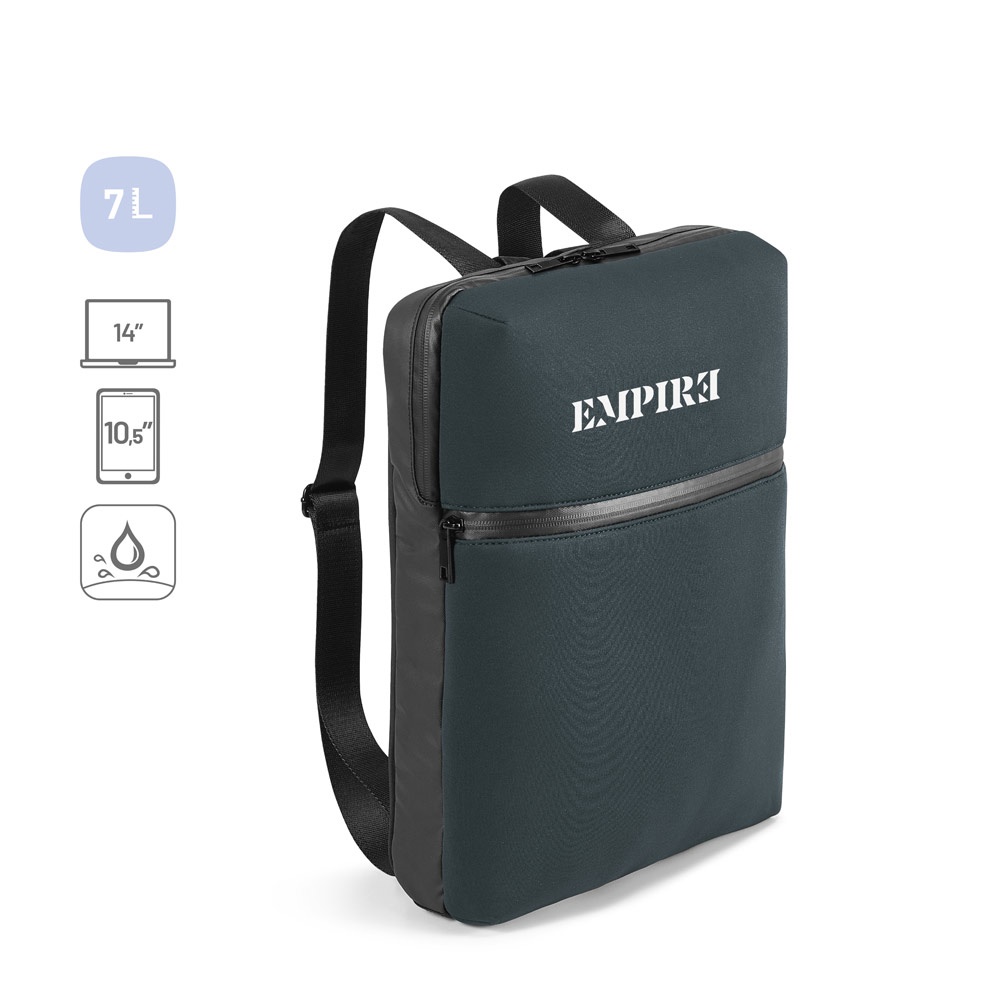 URBAN BACKPACK. Sac à dos pour ordinateur 14'' en soft shell et tarpaulin