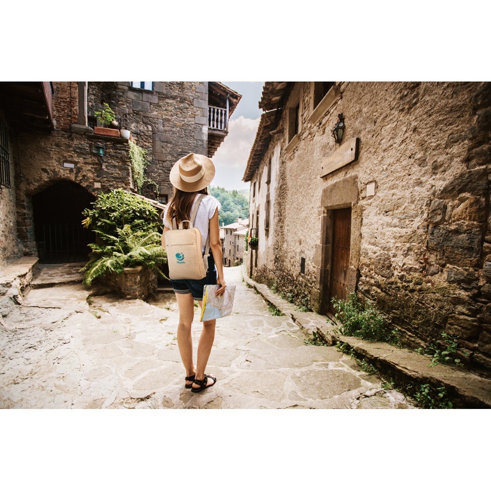 MARBELLA. Sac à dos en juco (275 g/m²)