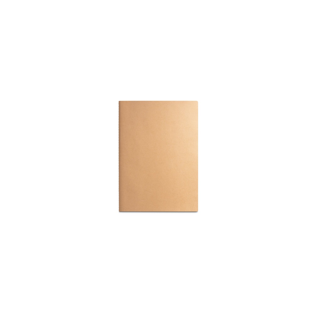 ALCOTT A6. Bloc-notes à couverture cartonnée (250 g/m²) et pages unies
