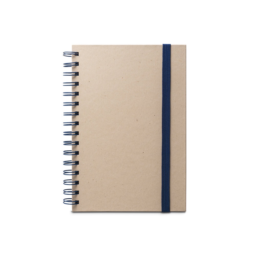 PROUST. Cahier A5 à spirales, couverture rigide, en papier de canne à sucre (80% canne à sucre) avec pages unies