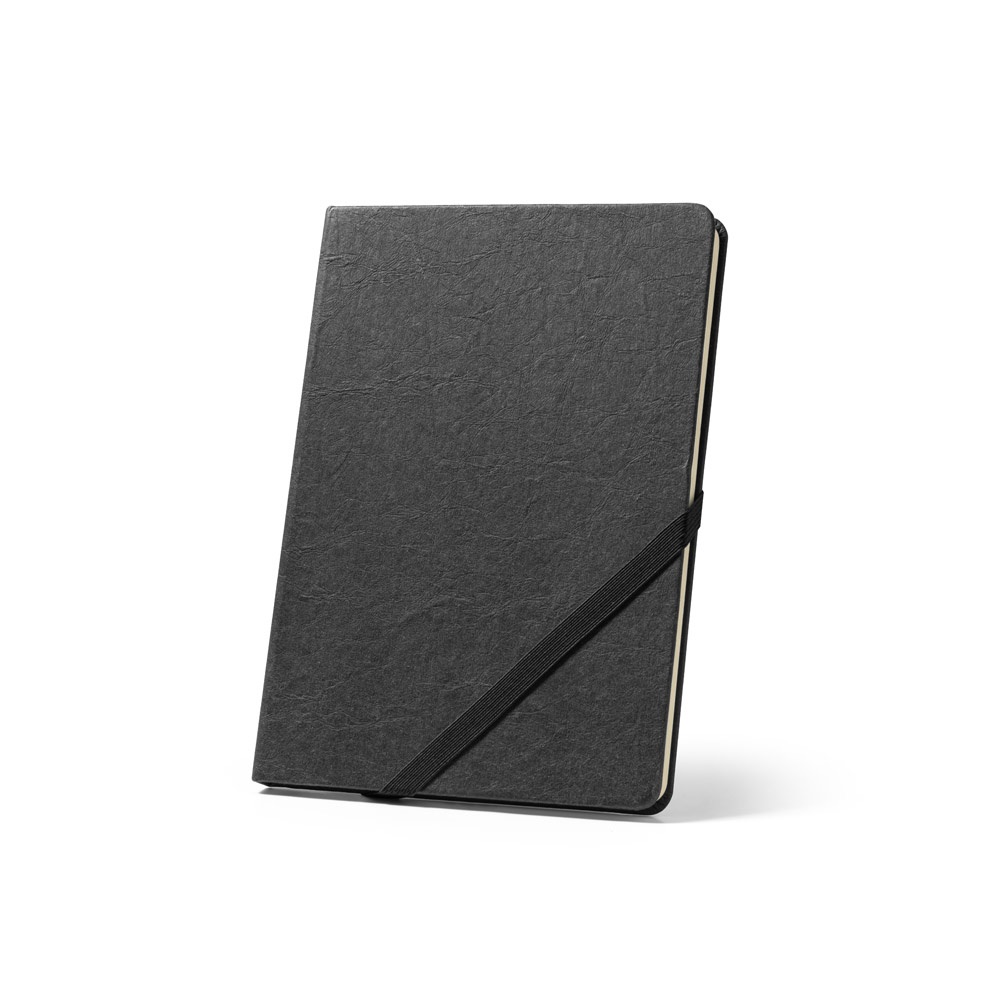 HUXLEY. Bloco de notas A5 com capa rígida, feita de papel resistente à água