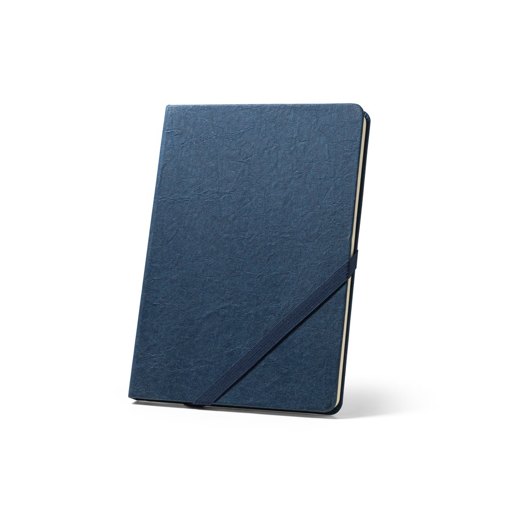 HUXLEY. Bloco de notas A5 com capa rígida, feita de papel resistente à água