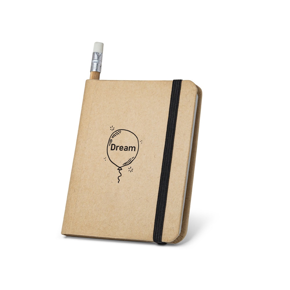 BRONTE. Bloc-notes A7 avec feuilles non-lignées