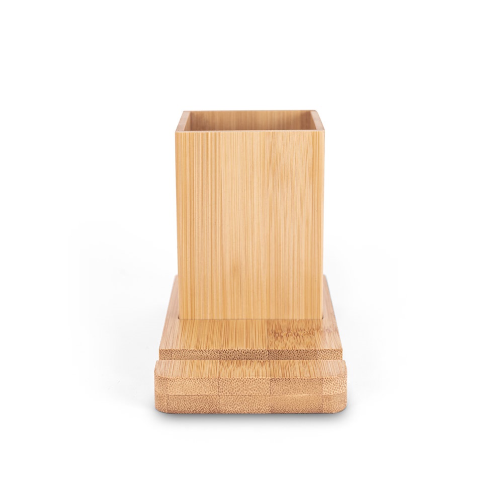 ERWIN. Set de bureau avec support pour téléphone portable et gobelet