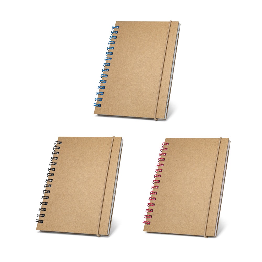 MARLOWE. Bloc-notes de poche à spirale avec pages lignées