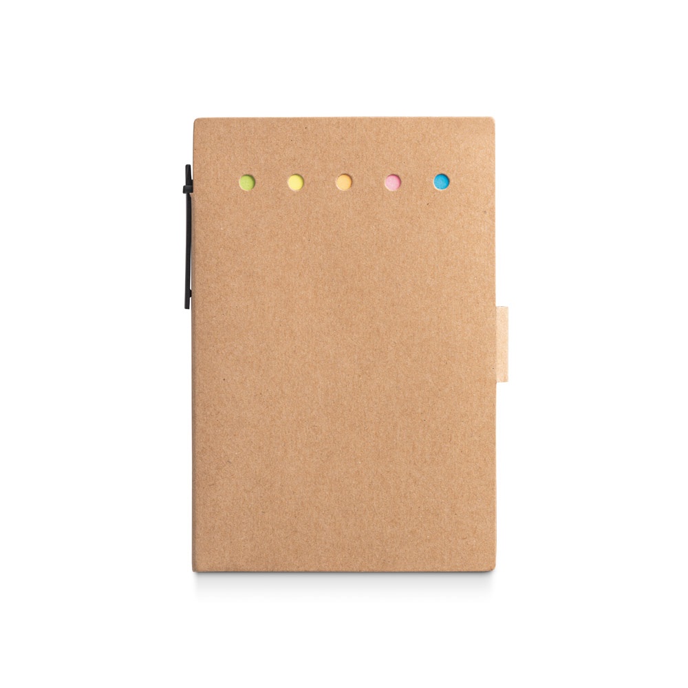COOPER. Carnet de notes adhésif, 6 types de feuilles autocollantes