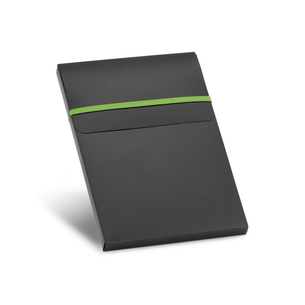 SHAW. Coffret stylo à bille et bloc-notes A5