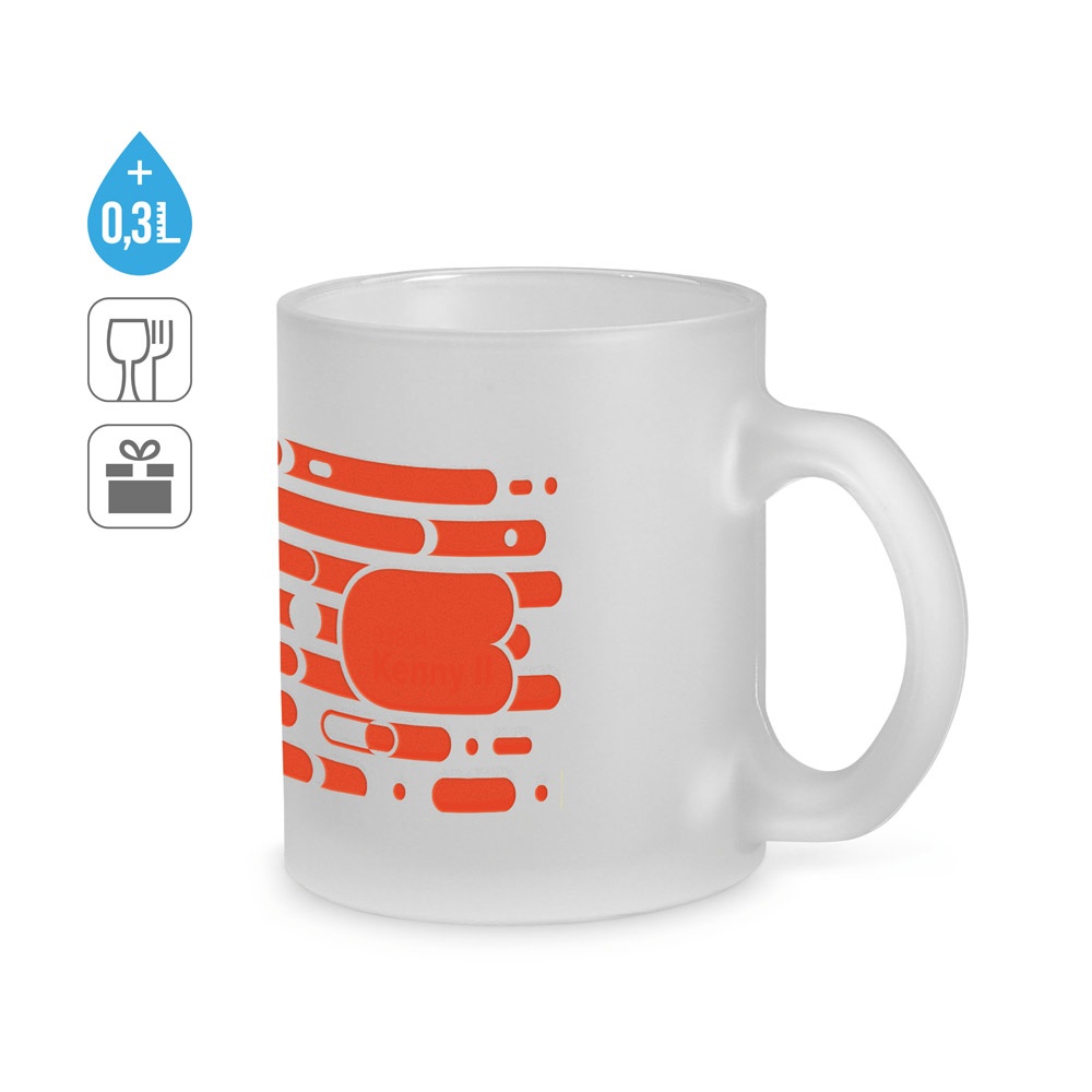 KENNY II. Sklenený hrnček 340 mL