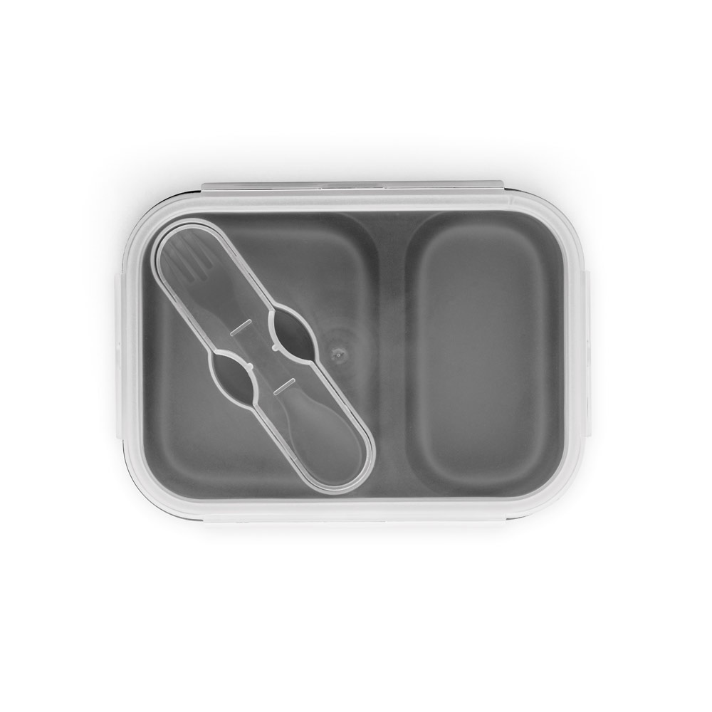 DILL. Lunch Box. Boîte hermétique rétractable en silicone et PP (480 et 760 mL)