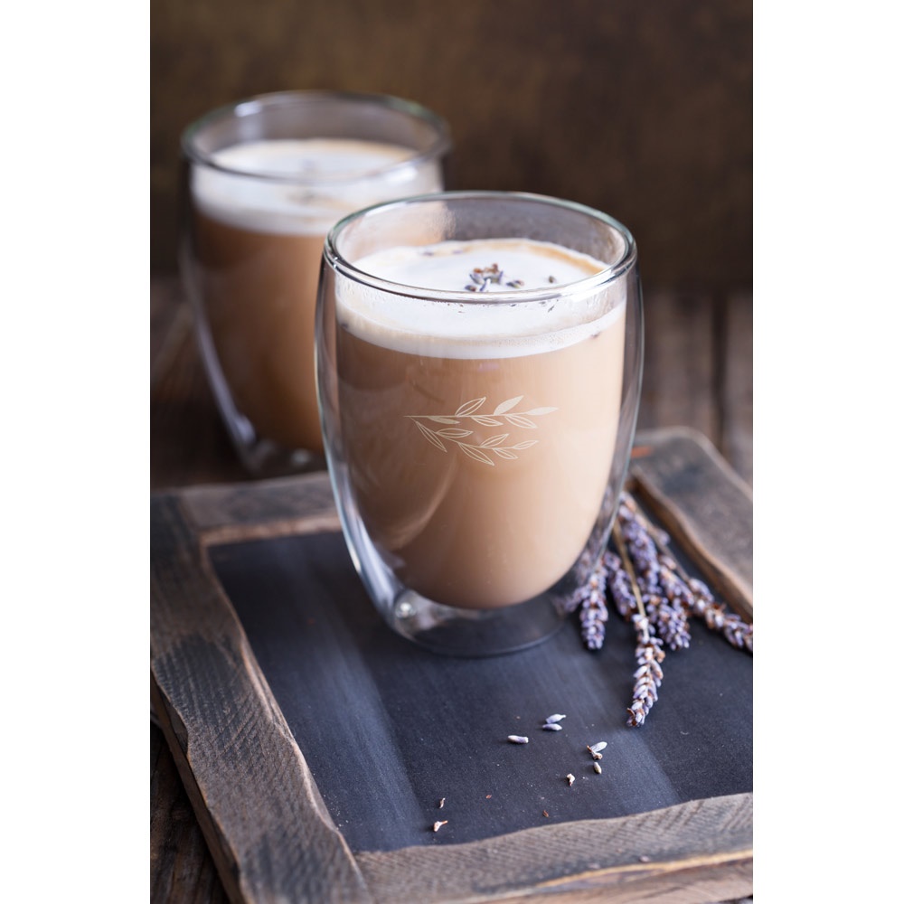 MACHIATO DUO. Set de 2 tasses en verre isotherme