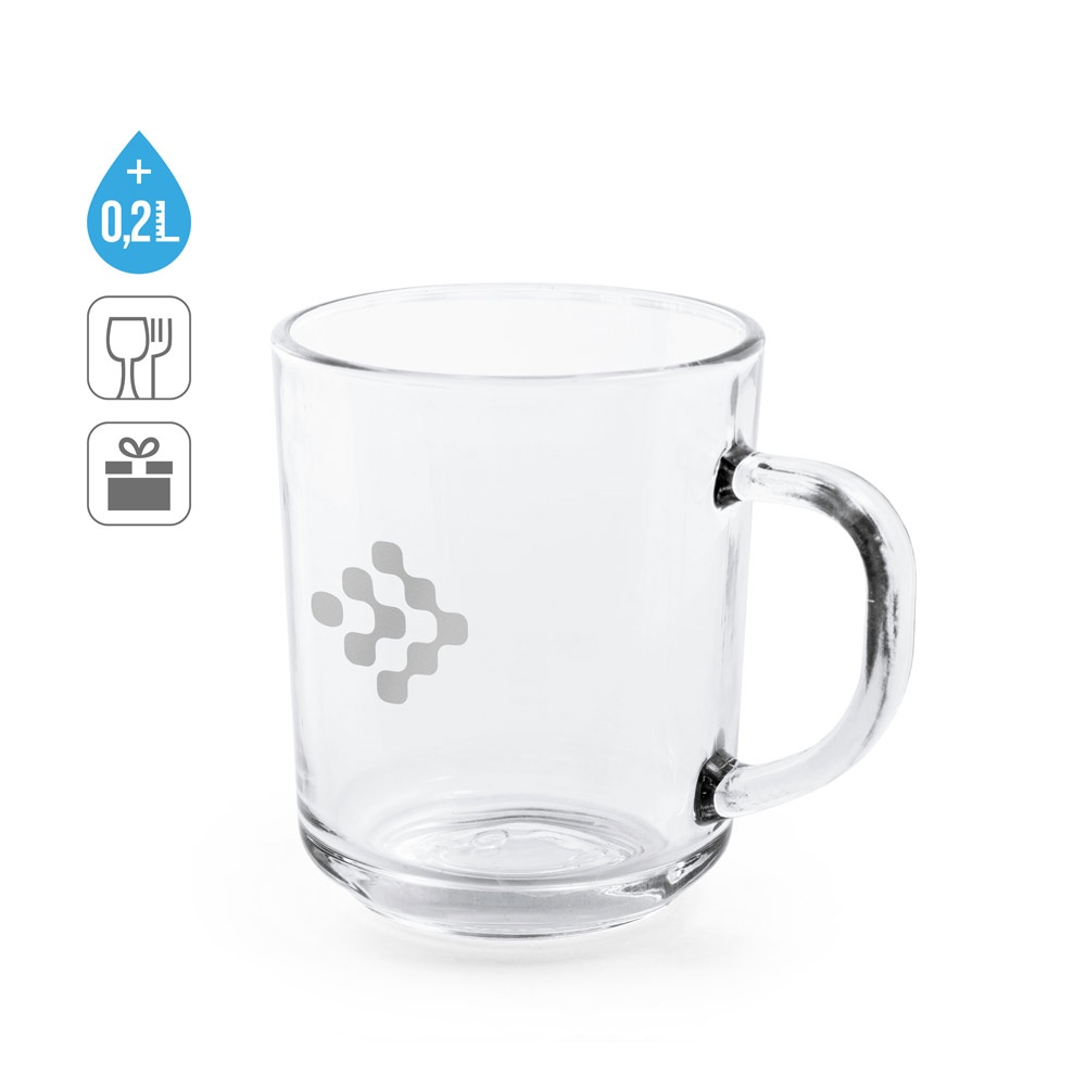 SOFFY. Sklenený hrnček 230 mL