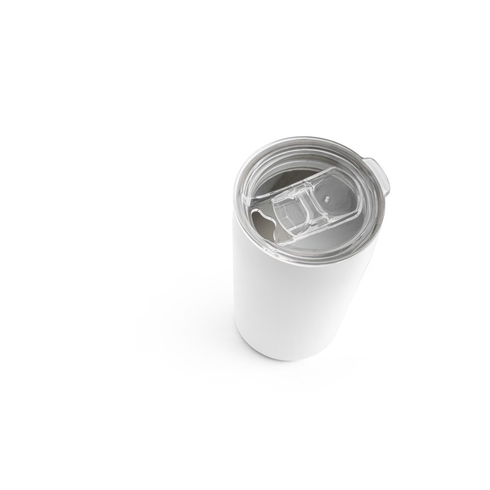SLIDER. Verre de voyage pour sublimation 380mL en acier inox