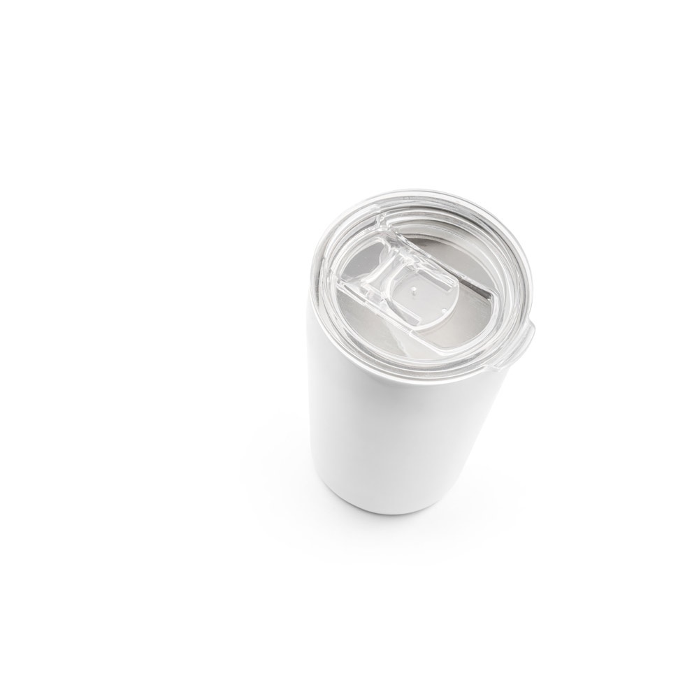 SLIDER. Verre de voyage pour sublimation 380mL en acier inox
