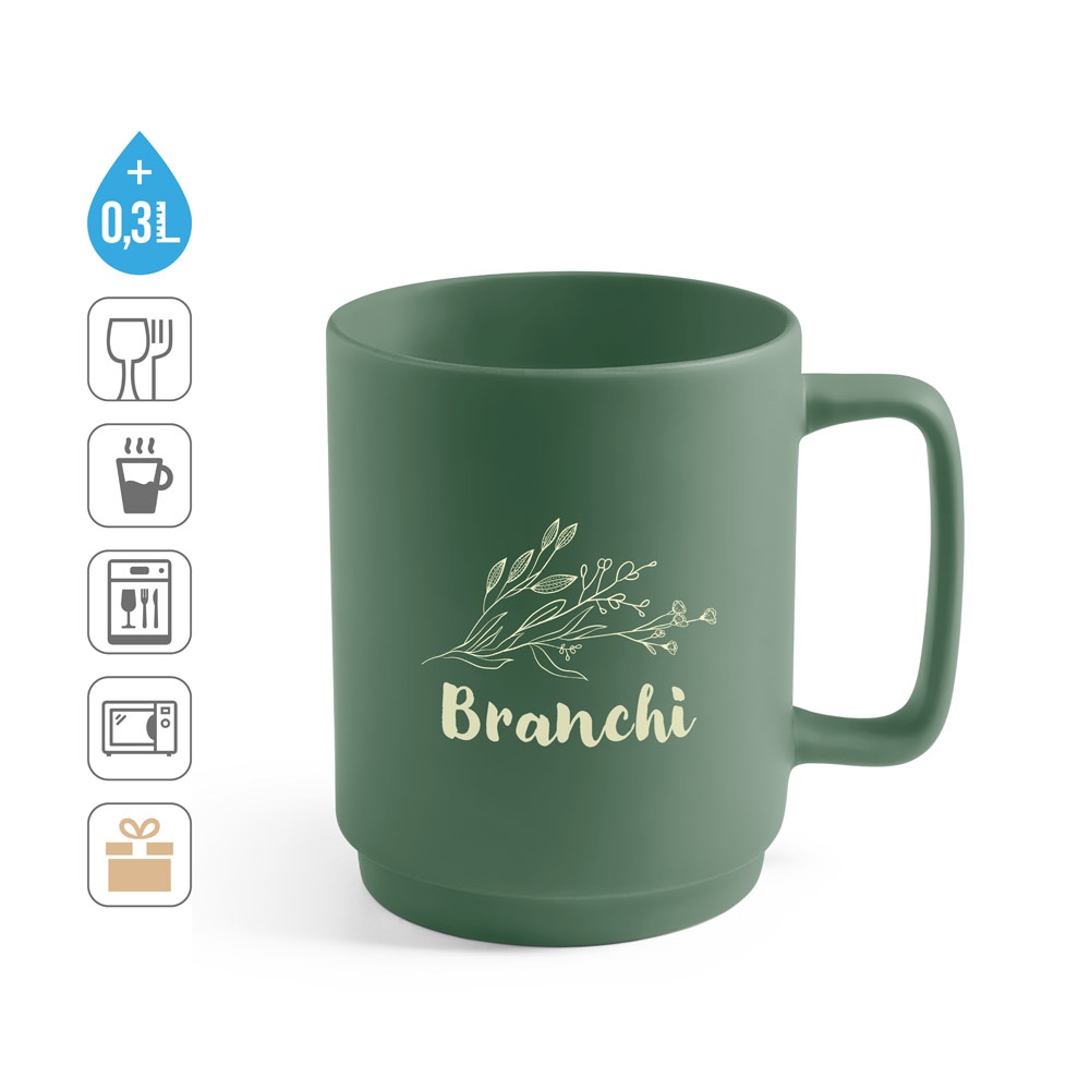 Vue 12 de MIGHTY. Tasse en céramique avec corps cylindrique 330 mL