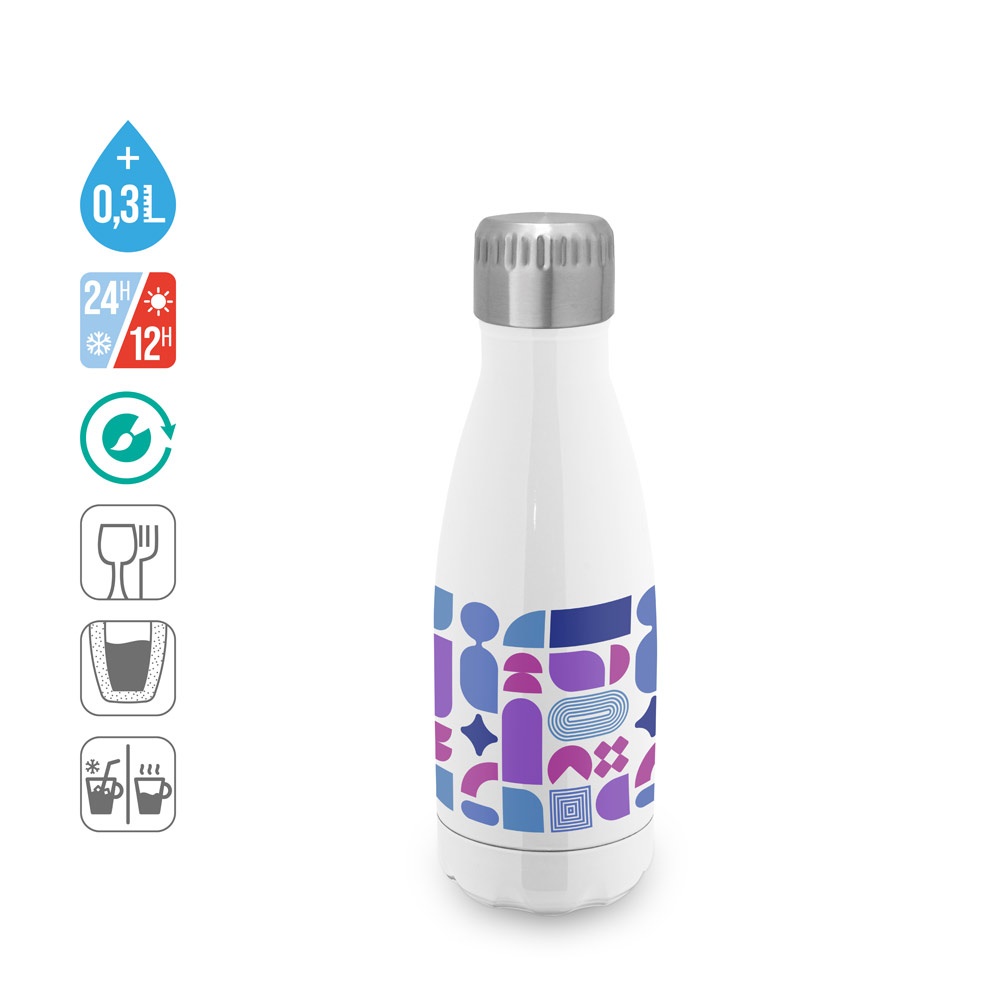 AMORTI S. 380 ml sublimačná fľaša z nehrdzavejúcej ocele