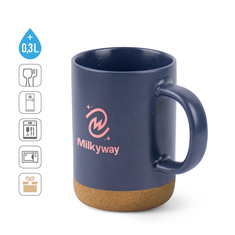 Vue 9 de CONSTELLATION CORK. Tasse en céramique avec socle en liège 320 ml