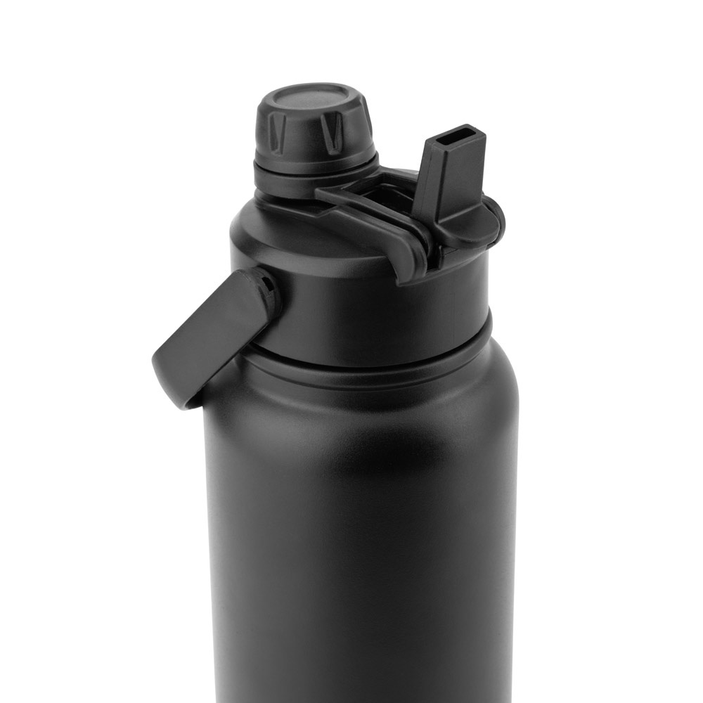 ALCARAZ. Bouteille en acier inoxydable (90 % recyclé), à double paroi isolée sous vide