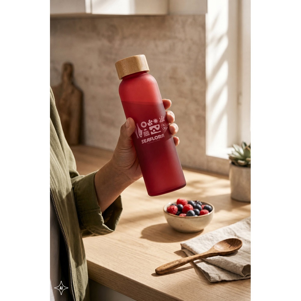 LILLARD GLASS. 520 ml fľaša z matného skla