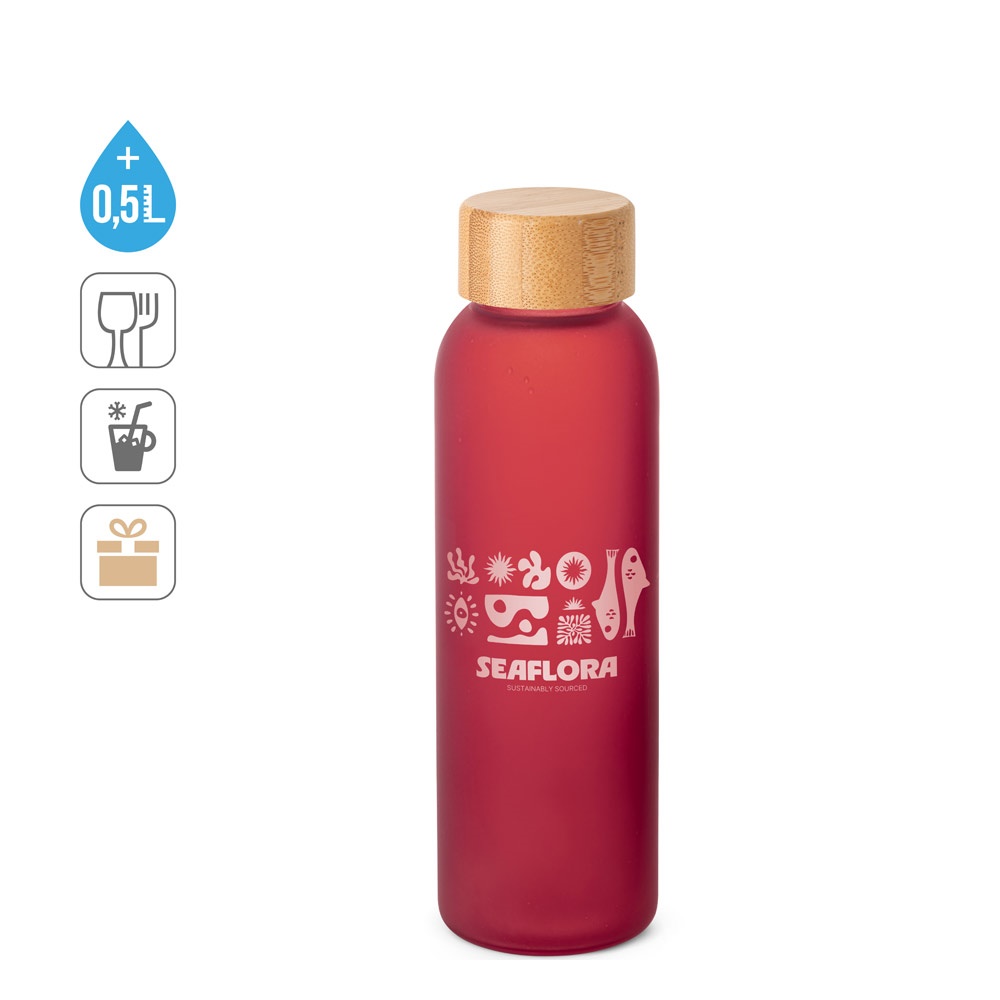 LILLARD GLASS. 520 ml fľaša z matného skla