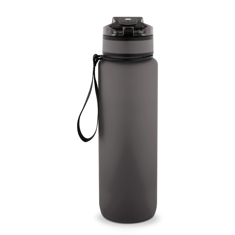 ERIKSSON. Bouteille en PET recyclé (100 % rPET), ornée de citations motivantes et d'indications horaires pour vous encourager à boire de l'eau et à rester hydraté tout au long de la journée