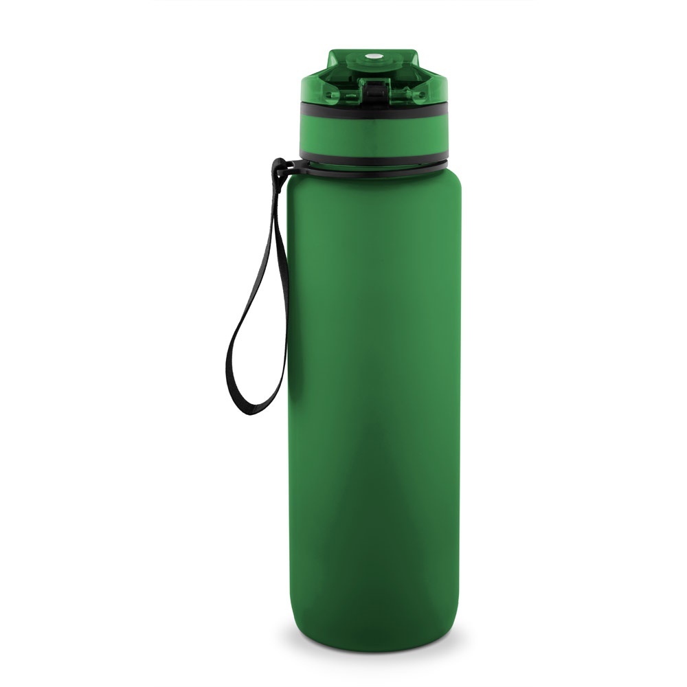 ERIKSSON. Bouteille en PET recyclé (100 % rPET), ornée de citations motivantes et d'indications horaires pour vous encourager à boire de l'eau et à rester hydraté tout au long de la journée
