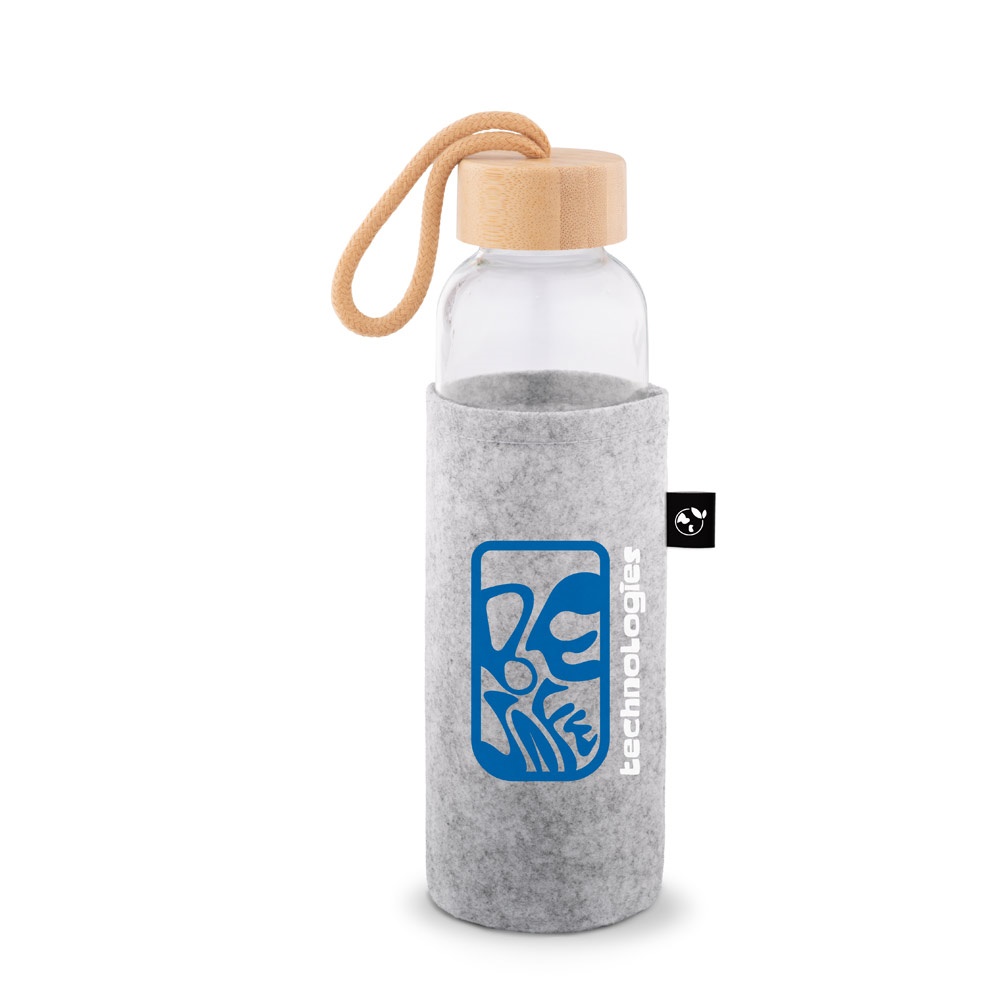 STOREY. Housse en feutre recyclé (xxx % recyclé), idéale pour les bouteilles