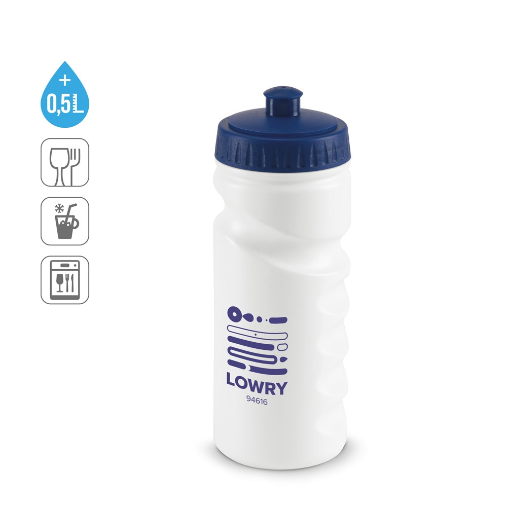 LOWRY. 530 ml HDPE športová fľaša