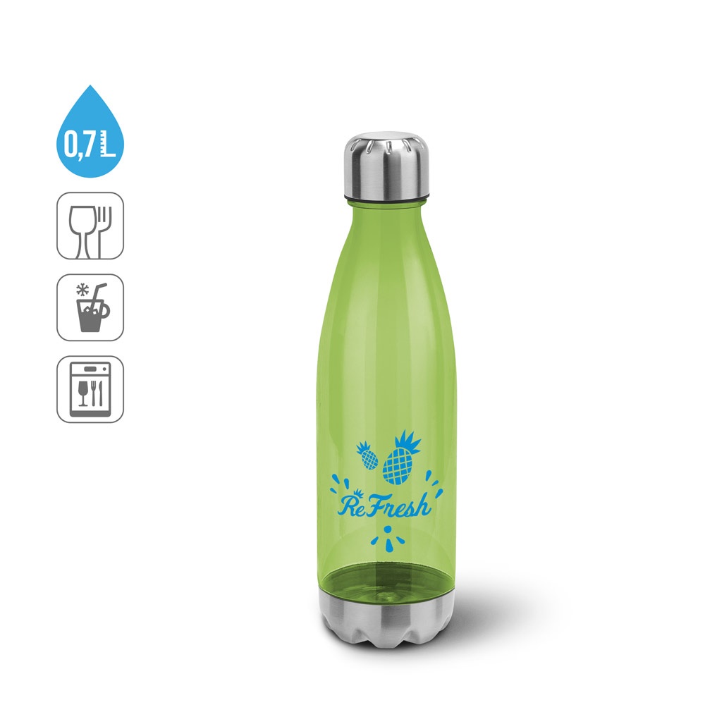 ANCER. Športová fľaša z AS a nerezovej ocele 700 ml