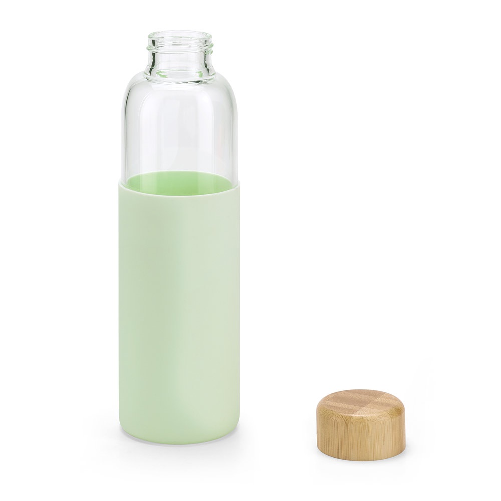 DAKAR. Bouteille 600mL en bambou et verre borosilicate