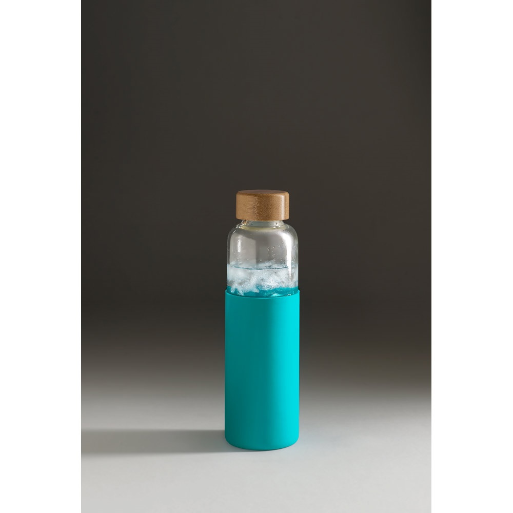 DAKAR. Bouteille 600mL en bambou et verre borosilicate
