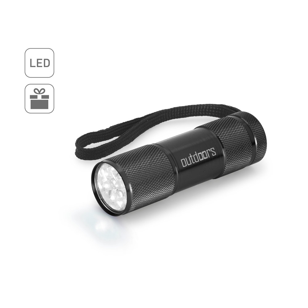 FLASHY. Hliníkové svietidlo s 9 LED diódami