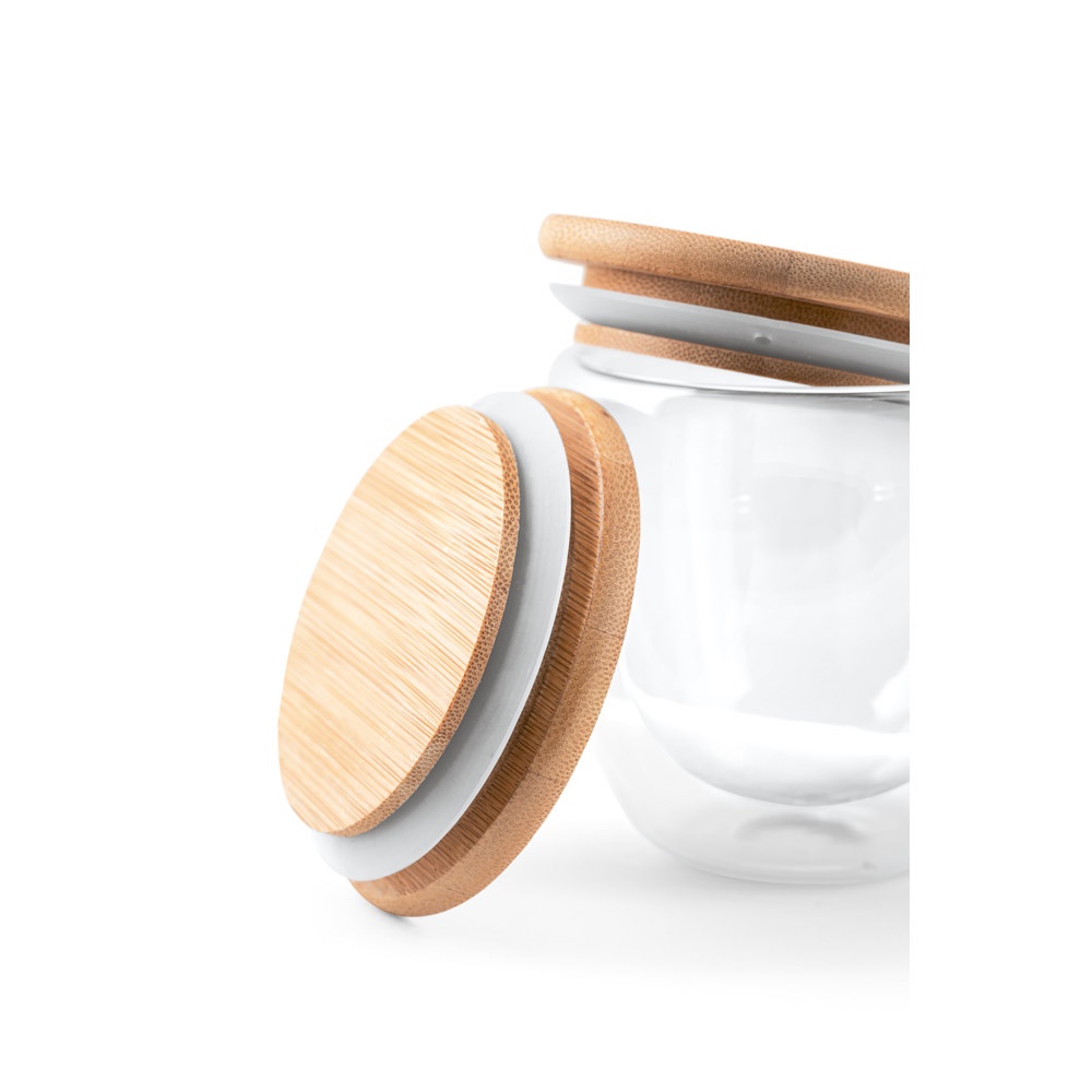 ECUADOR M. Tasse de voyage 250mL en verre borosilicate