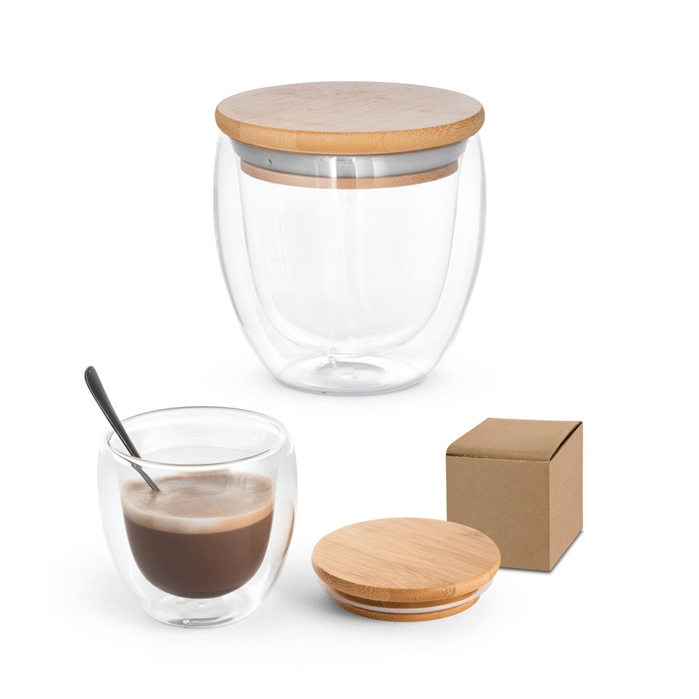 ECUADOR M. Tasse de voyage 250mL en verre borosilicate