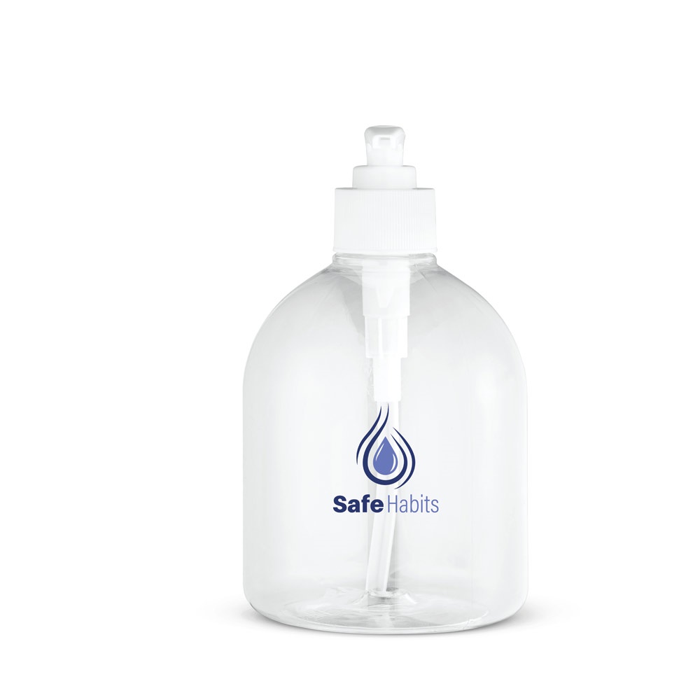 REFLASK 500. Zásobník na mydlo s dávkovačom z PET a PP 500 mL