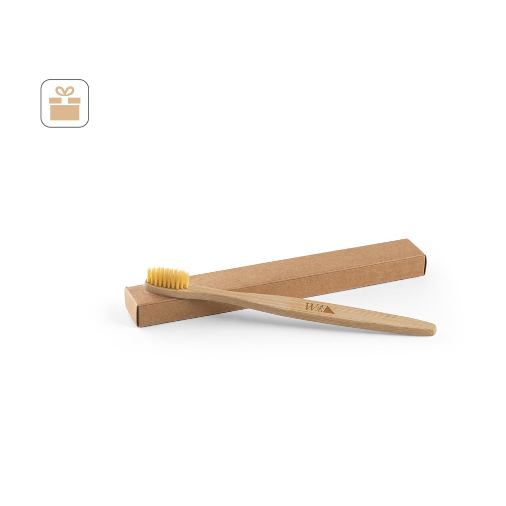 Vue 9 de DELANY. Brosse à dents avec corps en bambou et dents en nylon