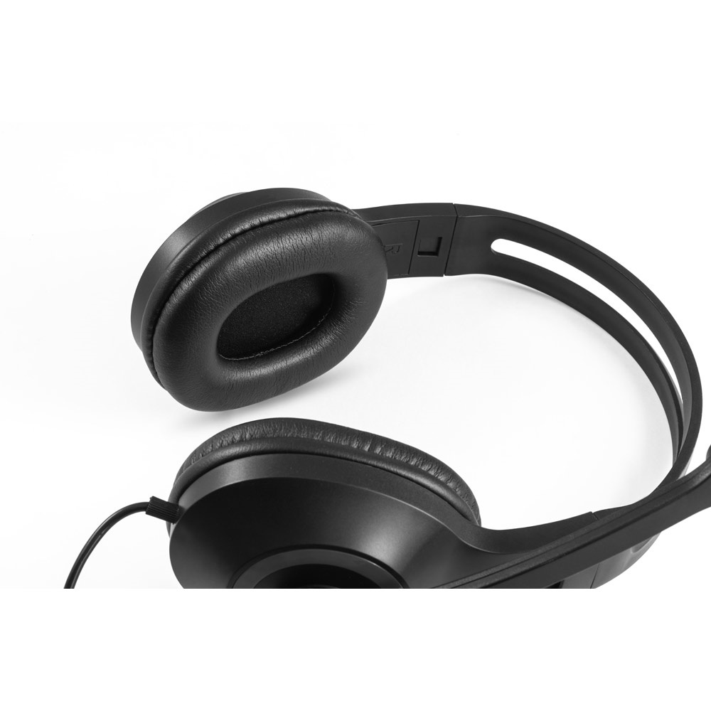 KILBY. Casque audio ajustable en ABS et PP avec microphone