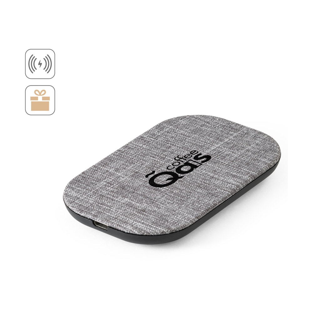 RENEWAL CHARGER. Brzi bežični punjač od recyklovaného PET (100% rPET) i 10W