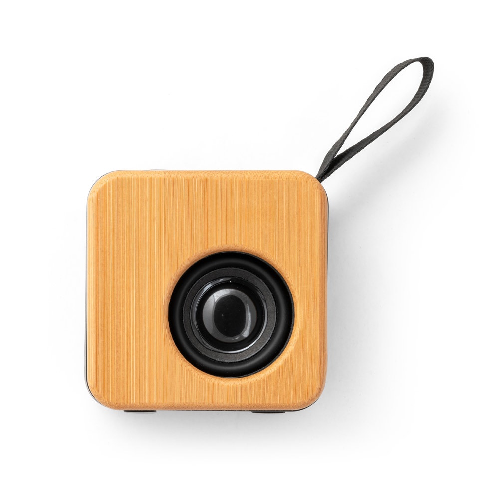 MAYER. Enceinte portable 3W avec 4h d'autonomie en bambou et ABS recyclé (100 % rABS)