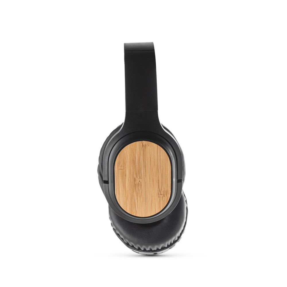 GOULD. Casque sans fil pliable avec autonomie de 5 heures en bambou et ABS