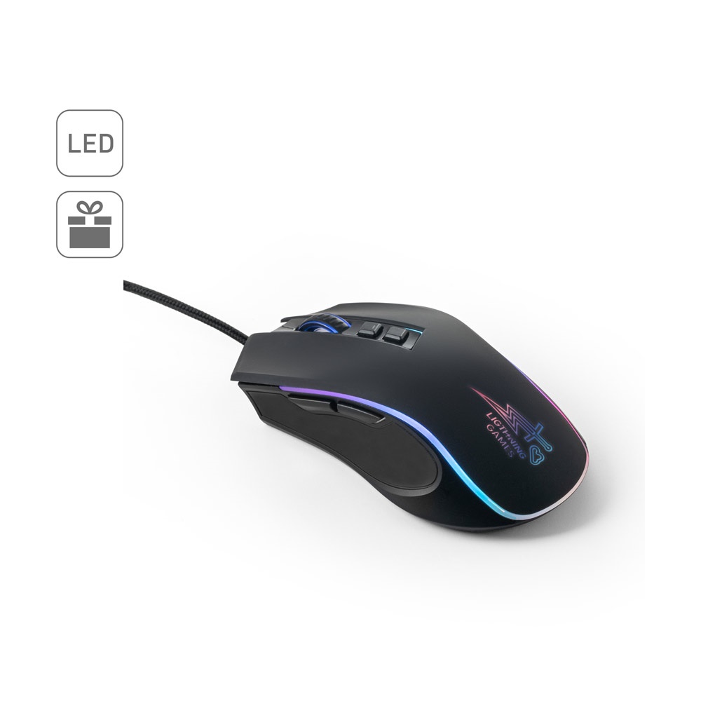 THORNE MOUSE RGB. Gaming miš sa kablom od 1.5m i ABS RGB LED svetlima