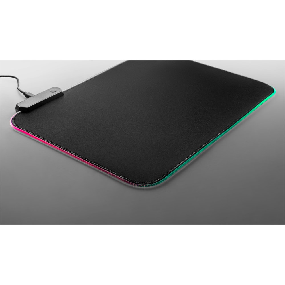 THORNE MOUSEPAD RGB. Tapis de souris gaming avec lumières LED RGB en polyester