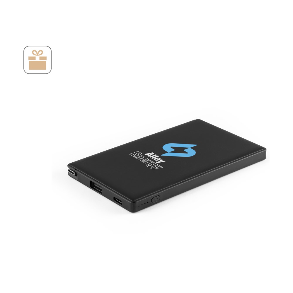 WIGNER. Power banka 4 000 mAh v recyklovaného ABS-a (100% rABS)