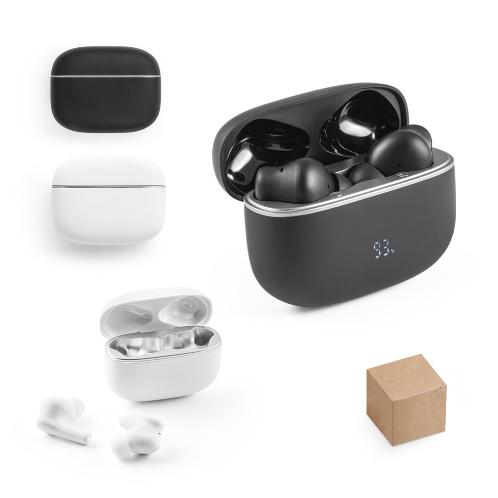 CAUBY. Ecouteurs sans fil, ABS recyclé (100 % rABS), avec ANC et 7 heures d'autonomie